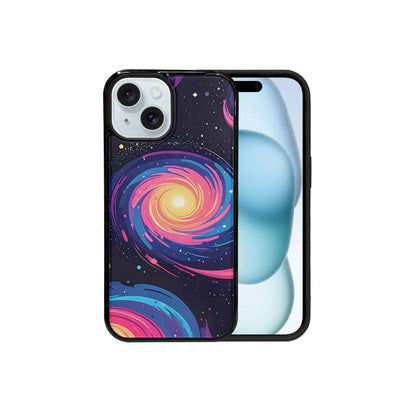 iPhone 15 Case — Love Wins Galaxy Seamless Pattern Vibrant, Custom Designed Case Cover