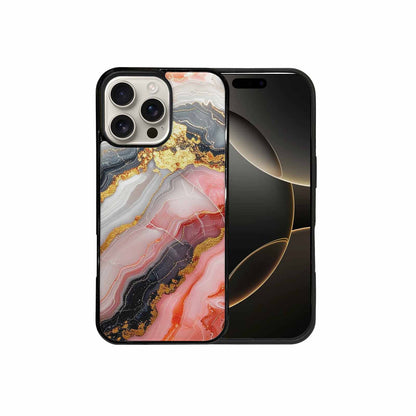 iPhone 16 Pro Max Case — Marble Vein Marble Veins Pattern Hundreds, Custom Phone Case