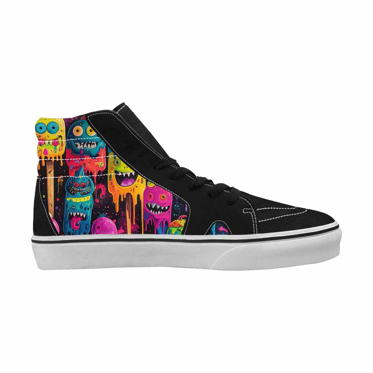 MEN'S Ice Cream Monsters  High Top Canvas Dreamcore Shoes