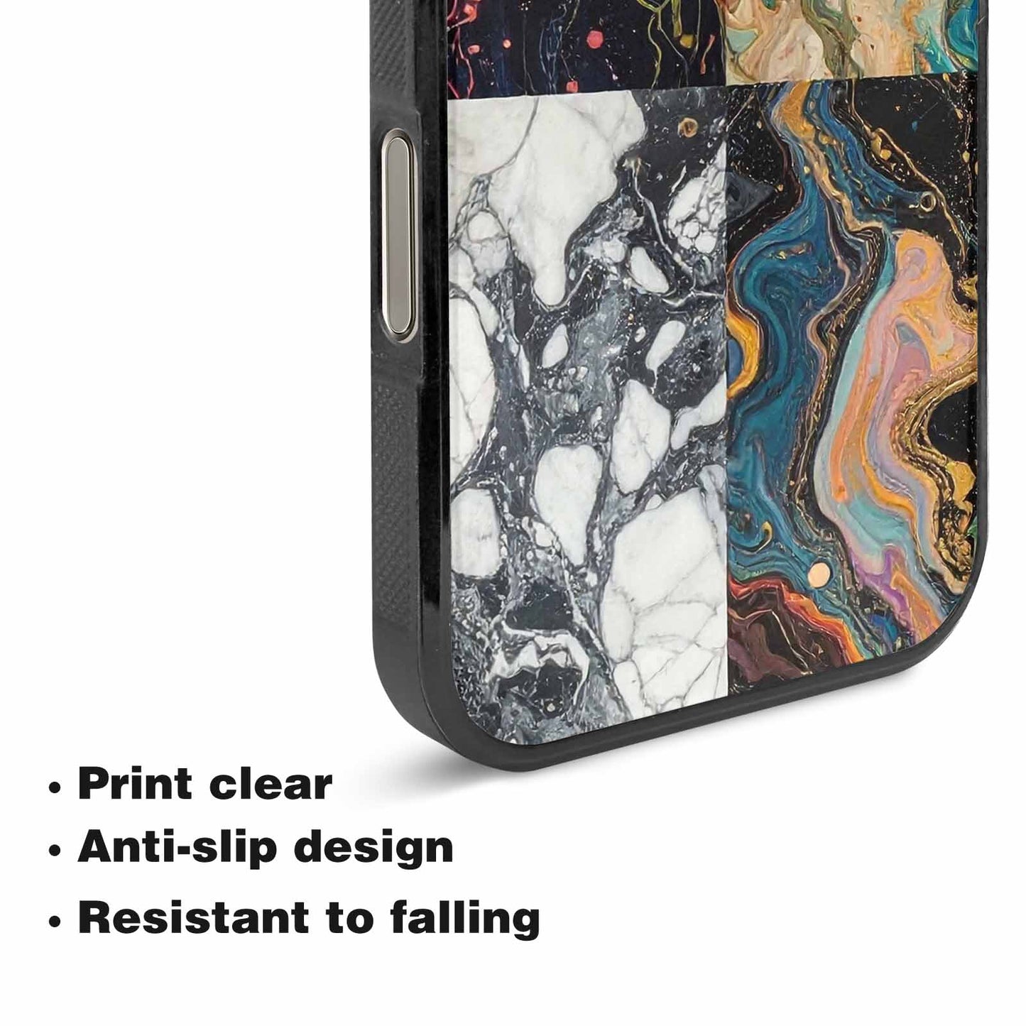 iPhone 16 Pro Case — Aliens Marblealiens Pattern Onb, Unique Phone Case Design