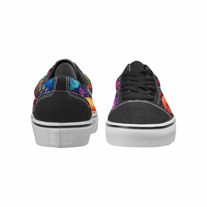 WOMEN'S Mushrooms (general) Mushrooms Pa Lace-Up Canvas Grunge Custom Shoes