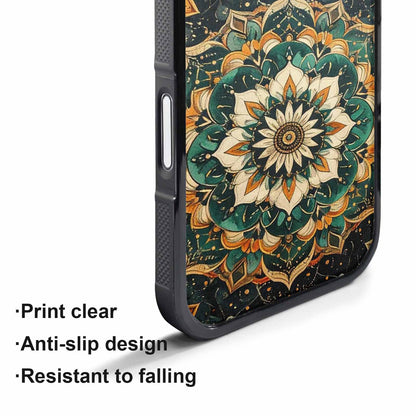 iPhone 17 Pro Max Case — Small Mandala Pattern, Randomly Floral, Custom Art Phone Cover