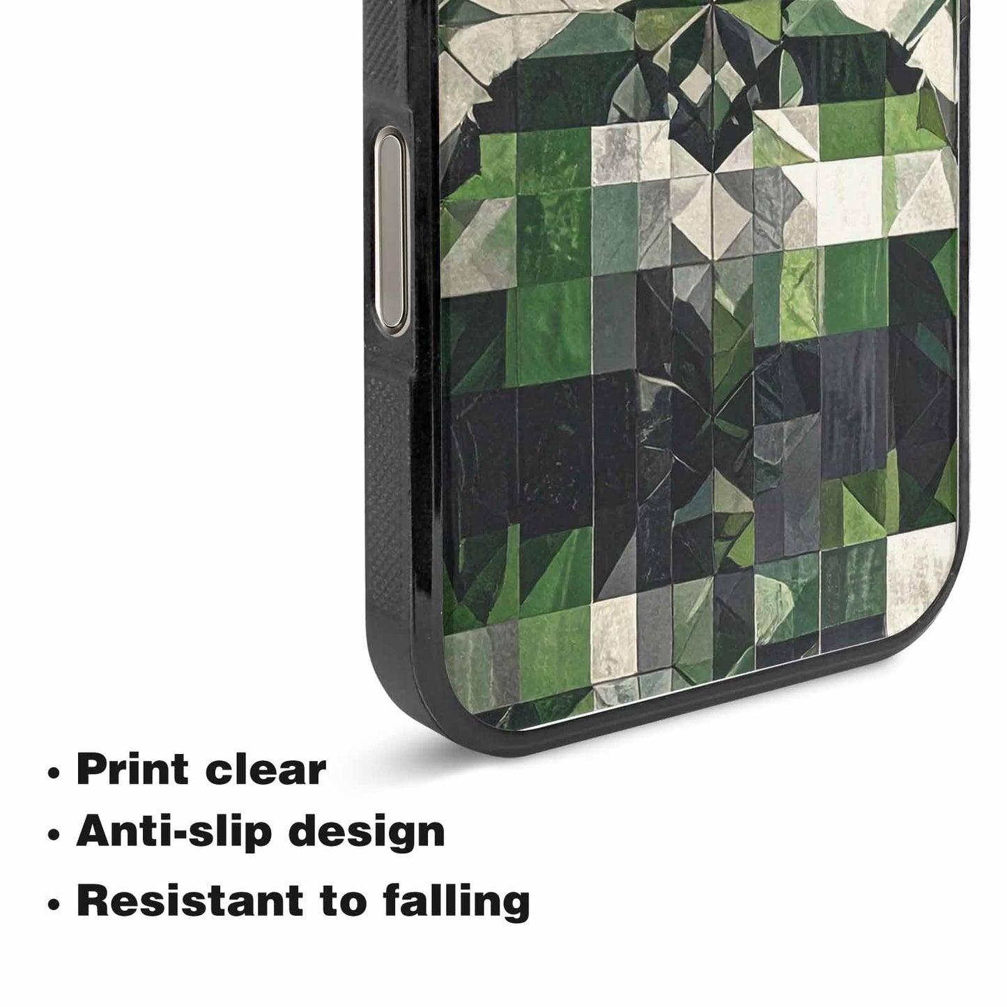 iPhone 15 Pro Max Case — Aromantic Flag Color Theme Small Rainbow, Unique Phone Case Design