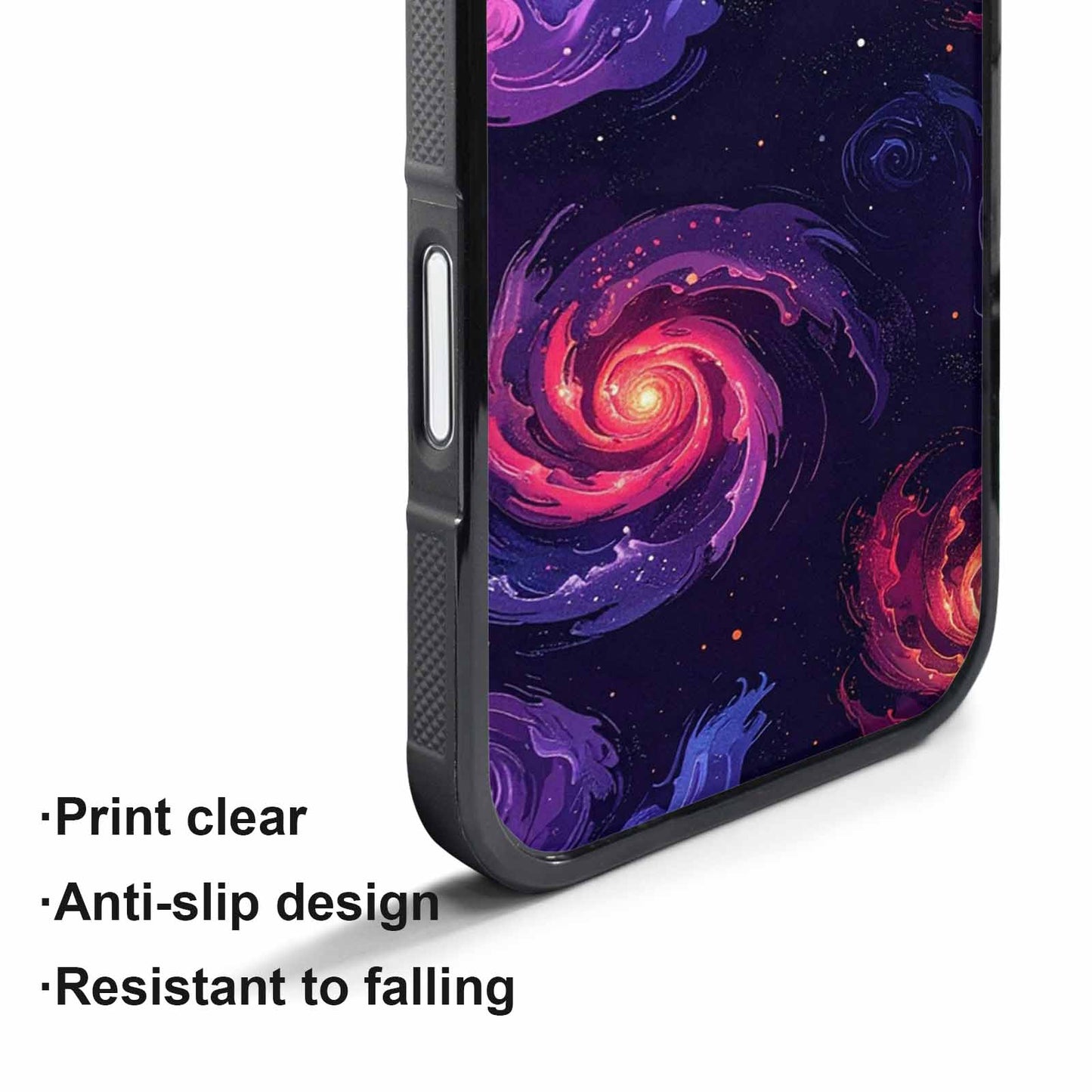 iPhone 17 Pro Case — Galaxy Dark Art Seamless Pattern Galaxy, Custom Made Phone Cover