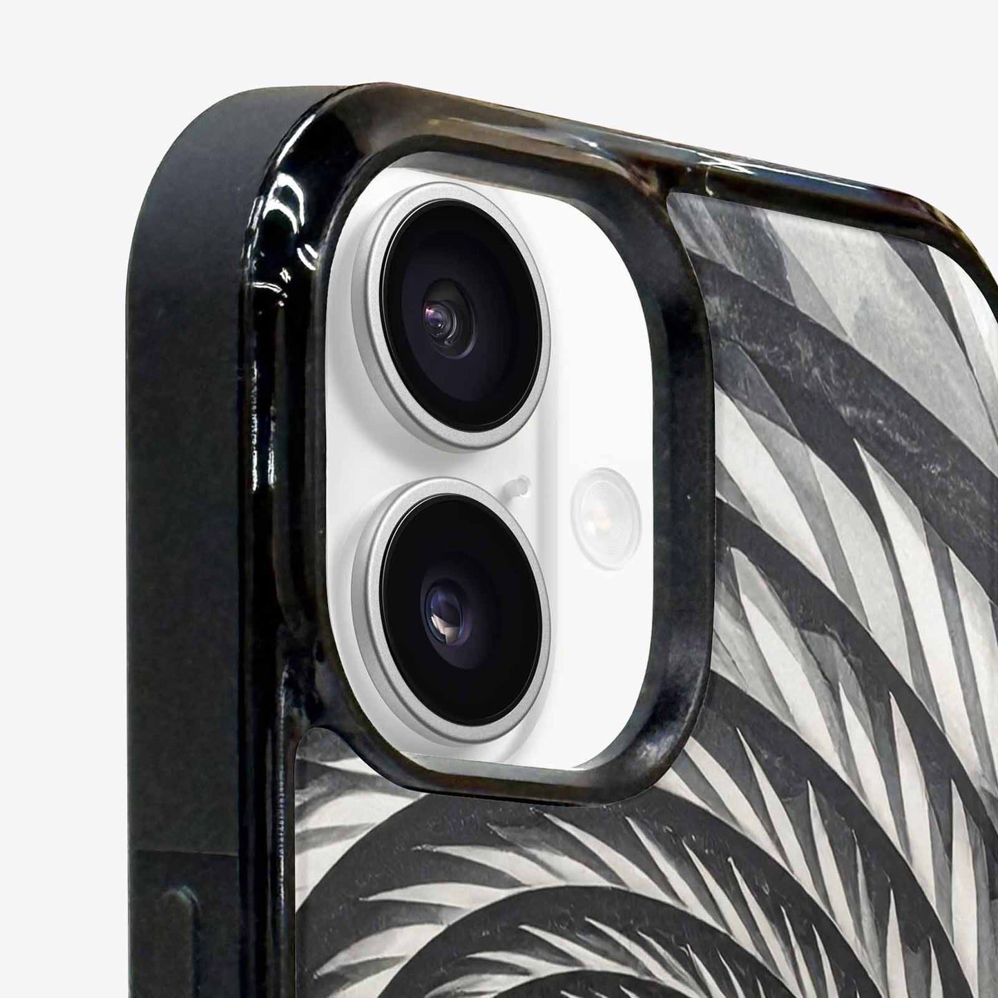 iPhone 16 Case — Hypnotic Spiral Optical Illusion Motif High, Custom Made Phone Cover