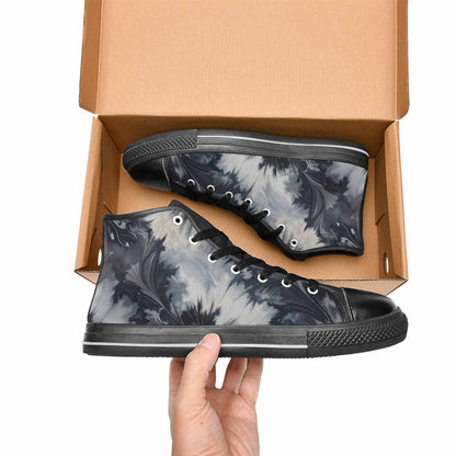 MEN'S Tie Dye - High Top Canvas Wallpaper Art Sneakers