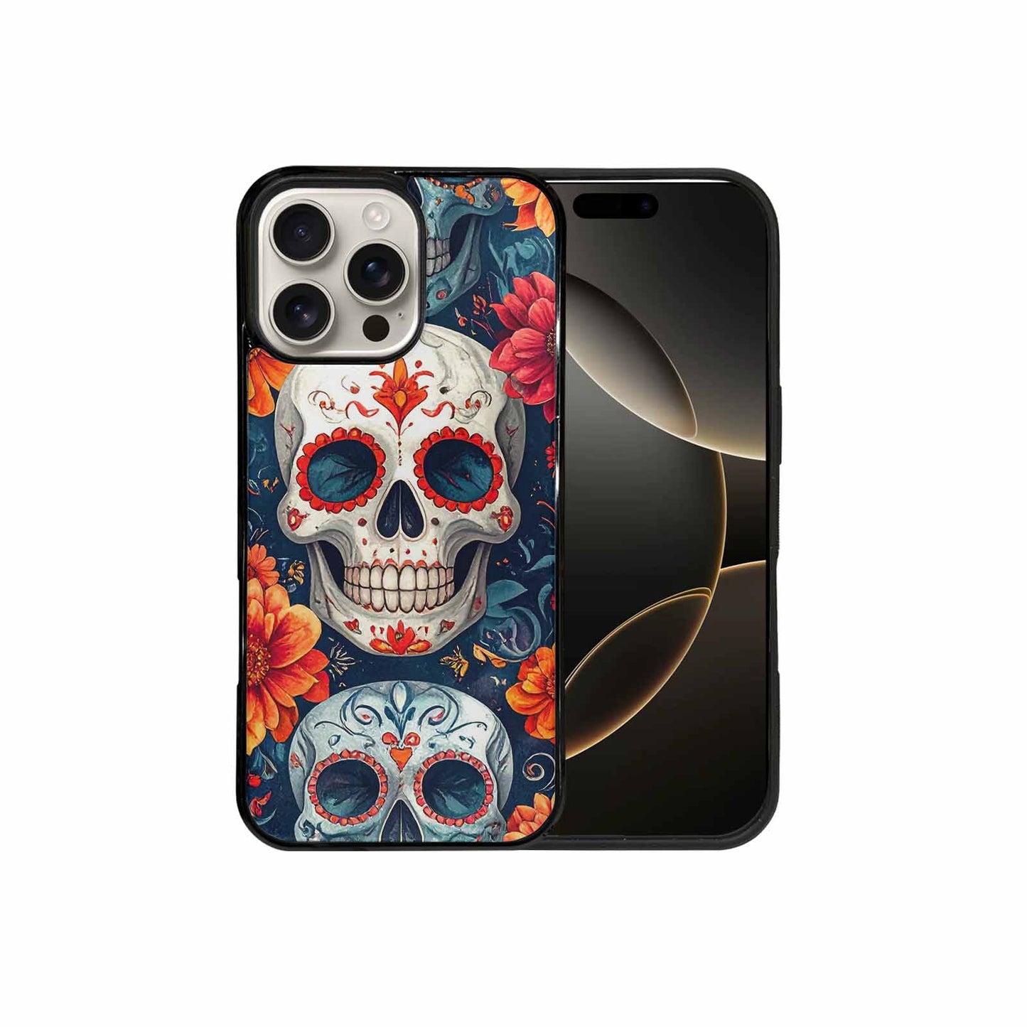 iPhone 16 Pro Max Case — Marble Skull Custom, Custom Designed Case Cover