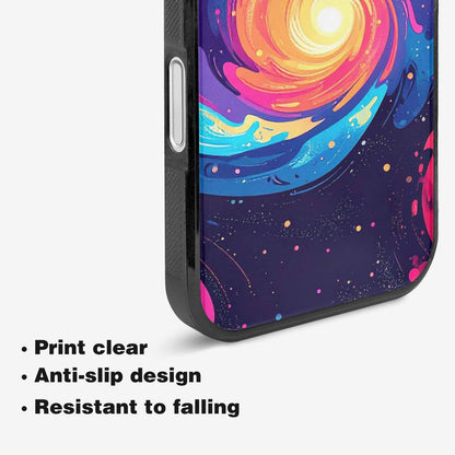 iPhone 16 Case — Love Wins Galaxy Seamless Pattern Vibrant, Custom Designed Case Cover