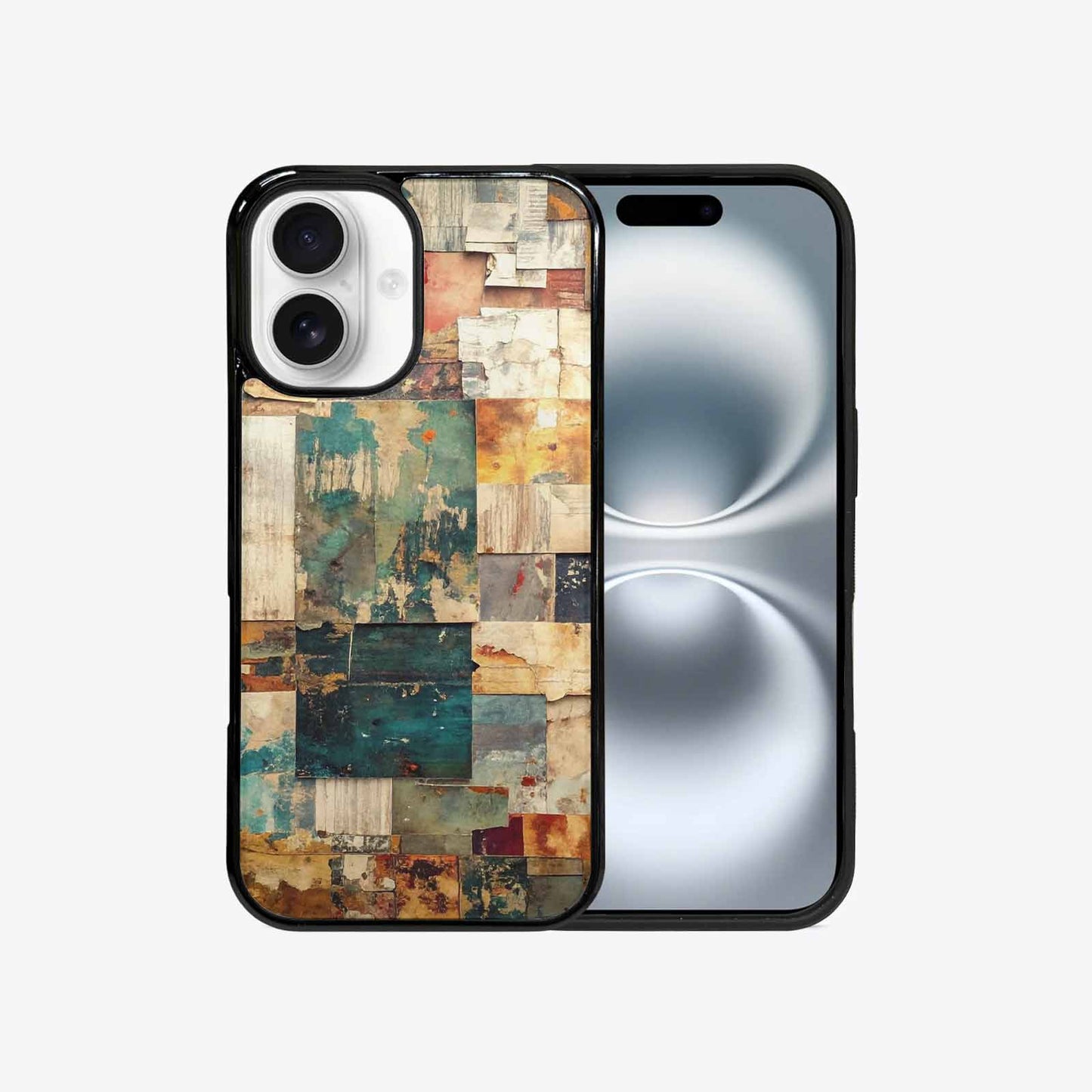 iPhone 16 Case — Distressed Grunge Texture Pattern Hundreds Of, Custom Printed Phone Case