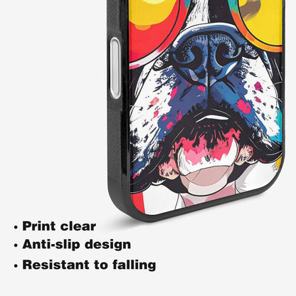 iPhone 16 Case — French Bulldog Pop Art Pattern, Custom Designed Case Cover