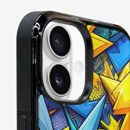 iPhone 16 Case — Lightning Bolt Storm Pattern Hundreds Of, Personalized Phone Case