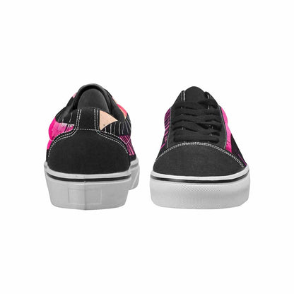 WOMEN'S Zebra Stripe Burst Lace-Up Canvas Dreamcore Shoes