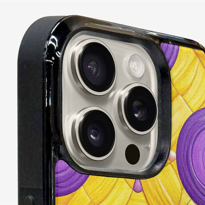 iPhone 16 Pro Case — Intersex Flag Color Theme Small Rainbow, Unique Phone Case Design