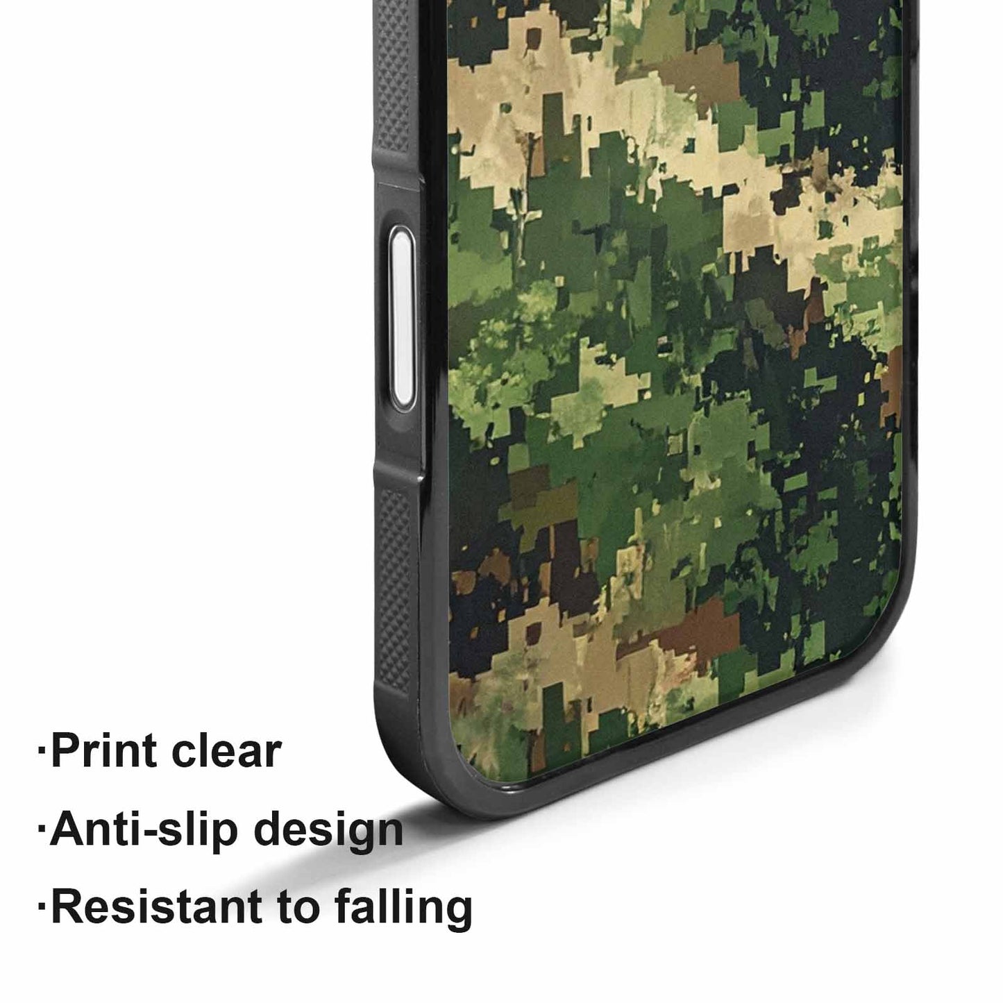 iPhone 17 Case — Small Military Camouflage Blotch Camo, Custom Phone Case