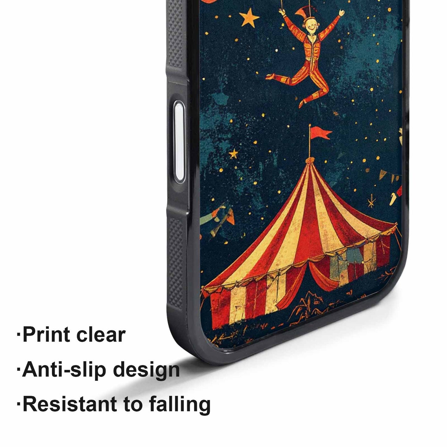 iPhone 17 Air Case — Vintage Circus Art Pattern Retro Vintage, Custom Made Phone Cover