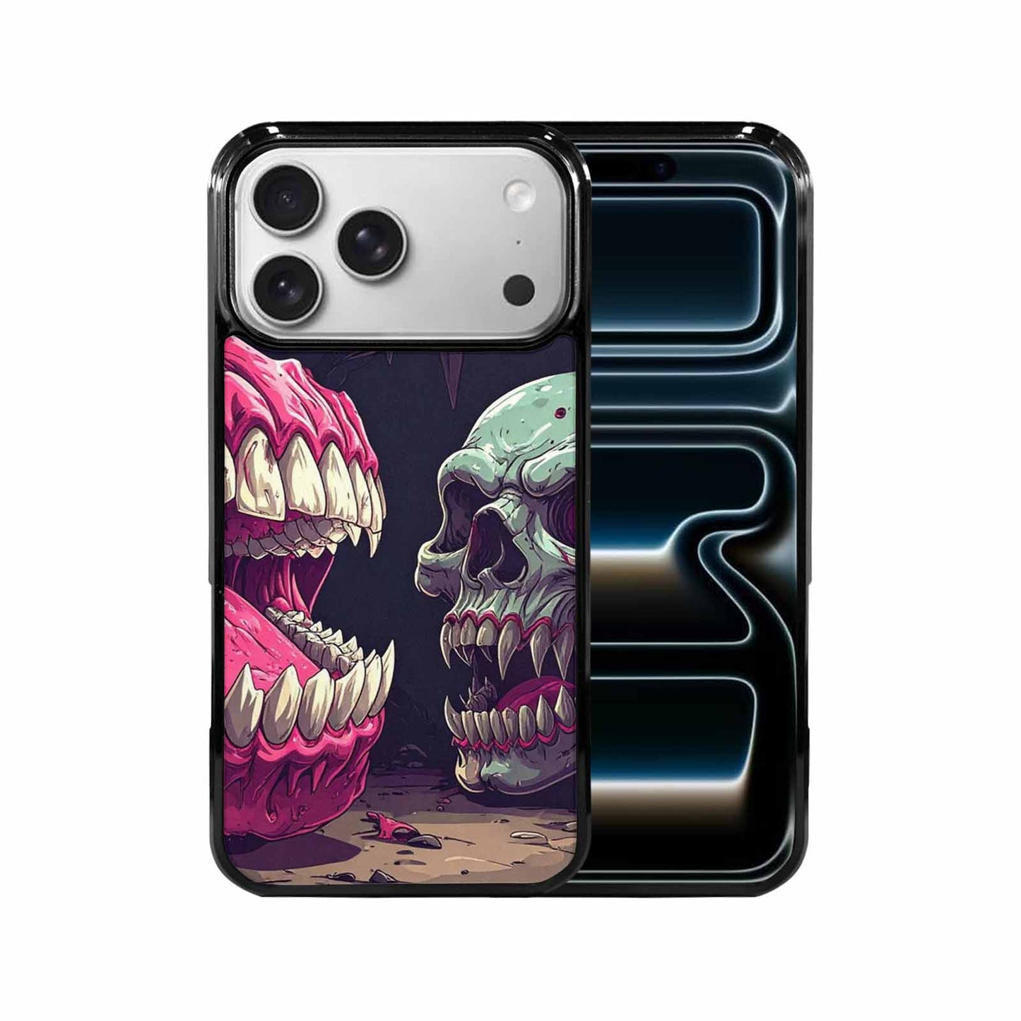 iPhone 17 Pro Max Case — Skull Dark Art Gothic Print Gothic, Custom Art Phone Cover