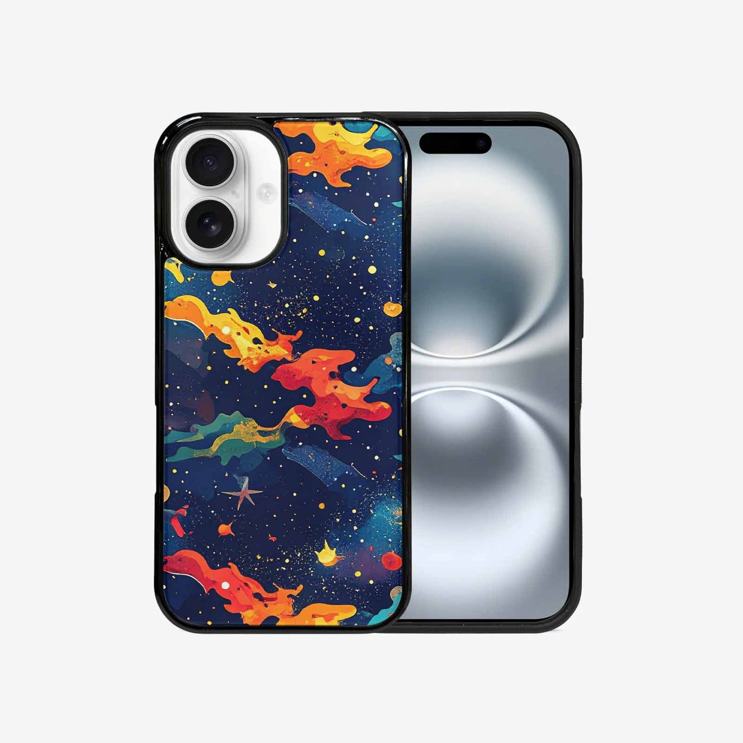 iPhone 16 Case — Cosmic Camo Harmony, Custom Print Case Cover