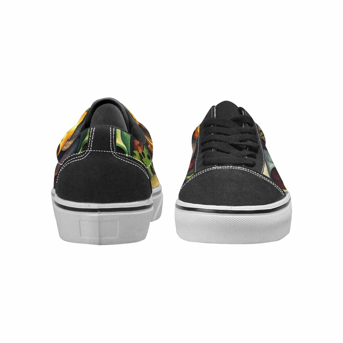 WOMEN'S Skulls  Camo Skulls Lace-Up Canvas Y2K Shoes