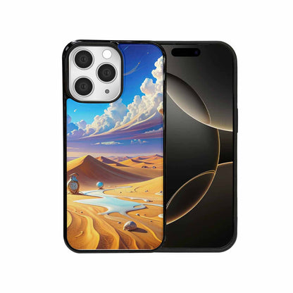 iPhone 15 Pro Max Case — Surrealist Desert Dreamscape Custom Personalized Phone, Custom Print Case Cover