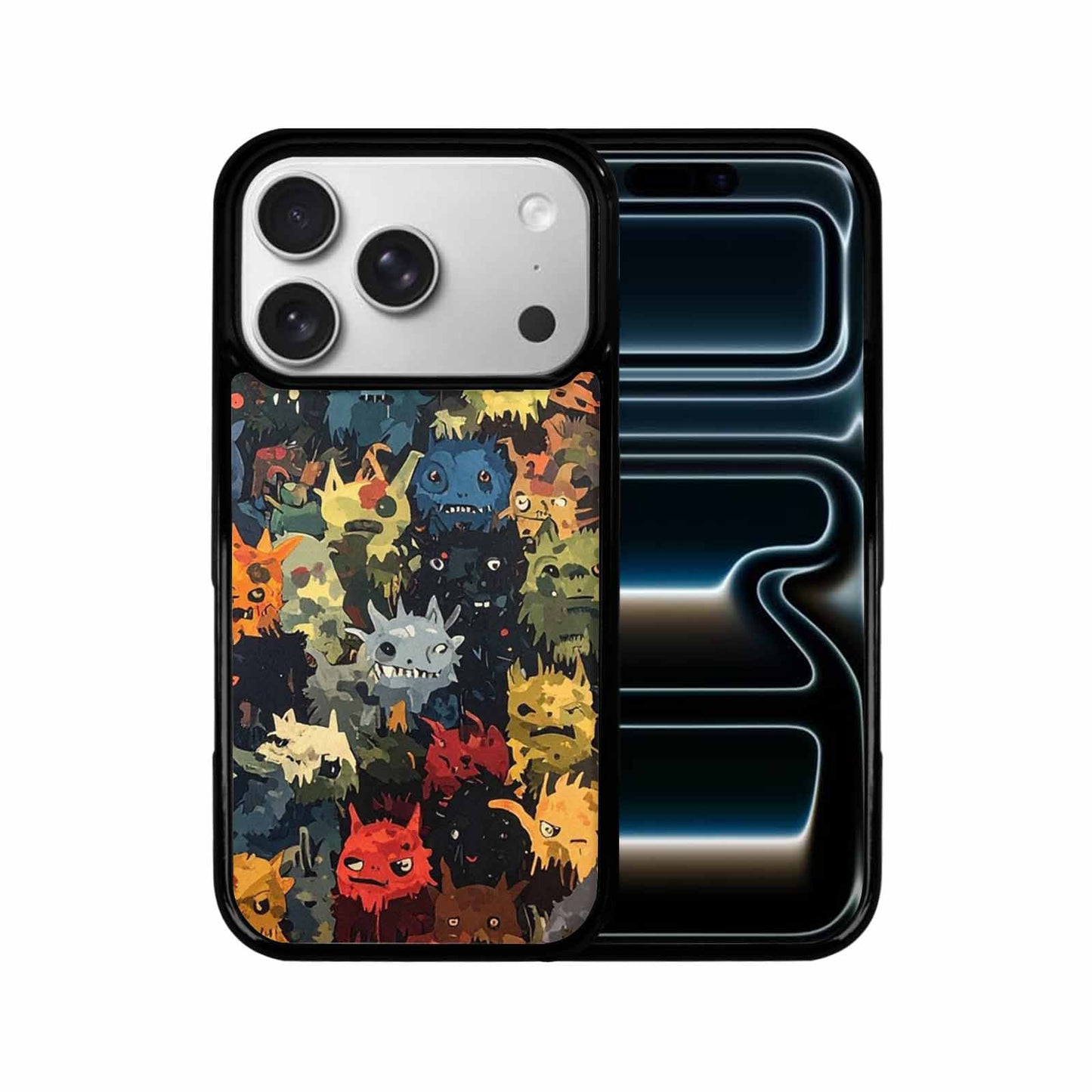 iPhone 17 Pro Case — Monsters Camomonsters Pattern Okl Camo, Custom Phone Case
