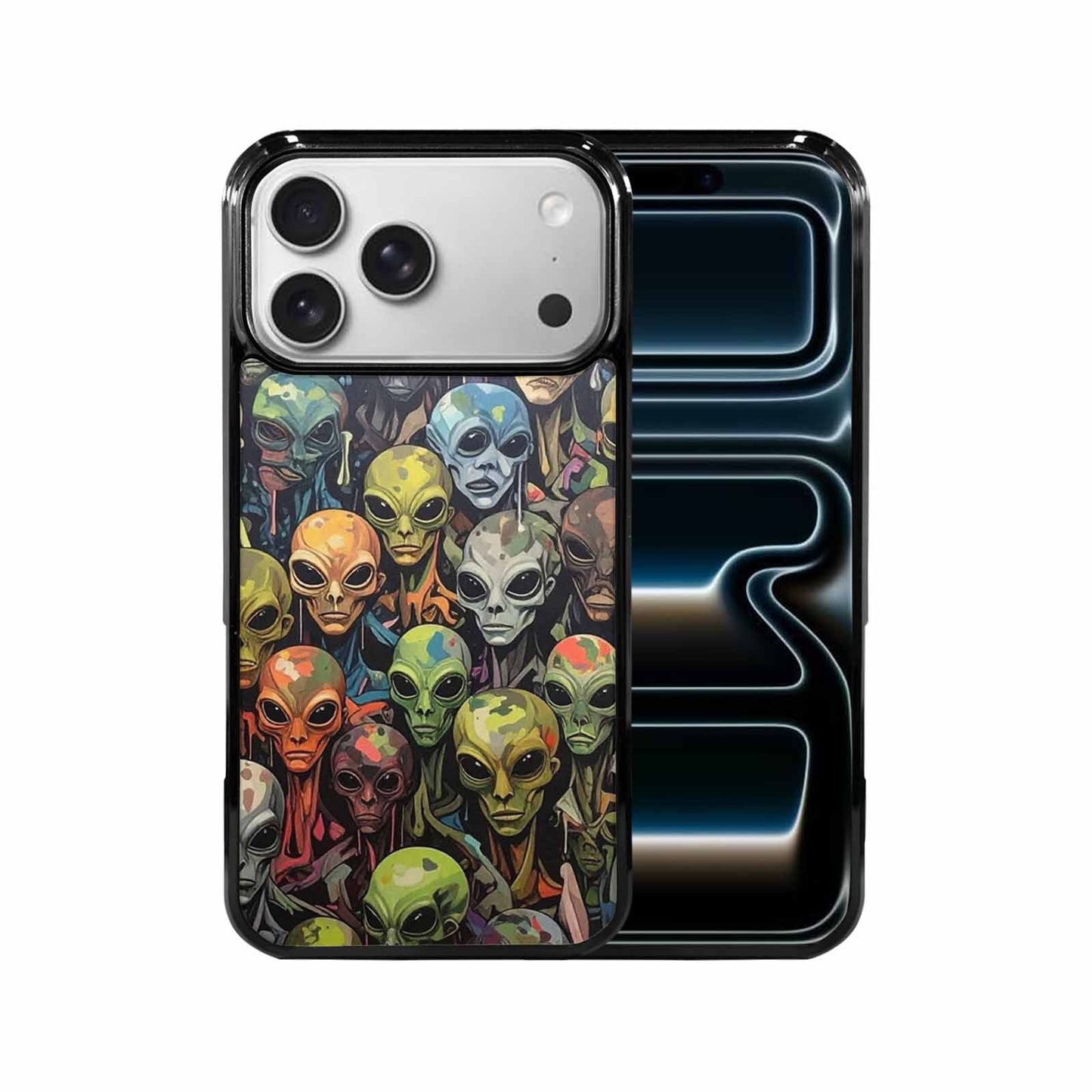 iPhone 17 Pro Max Case — Aliens Camo Aliens Alien Scifi, Custom Print Case Cover
