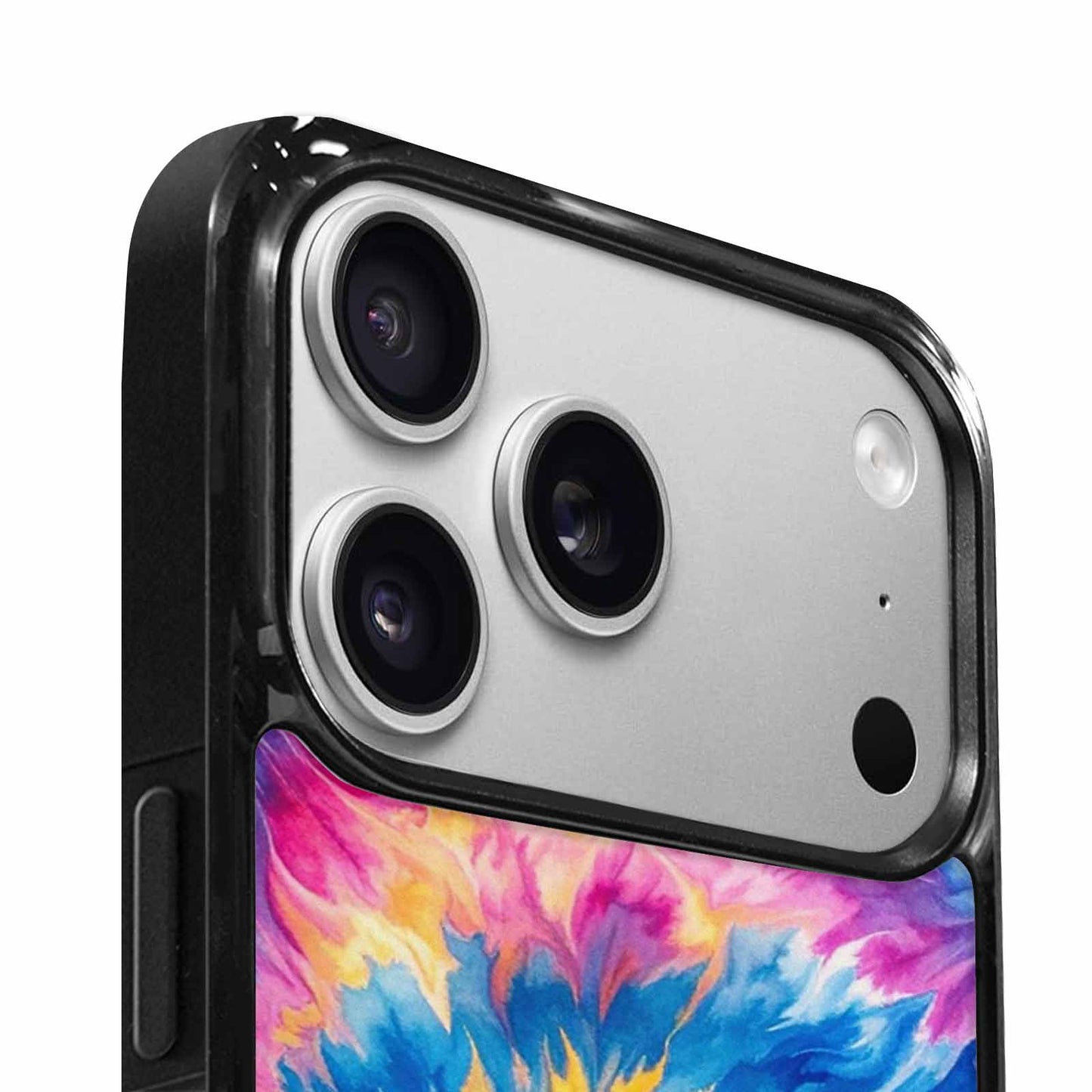 iPhone 17 Pro Case — Small Tie Dye Swirl Pattern Tie, Custom Phone Case