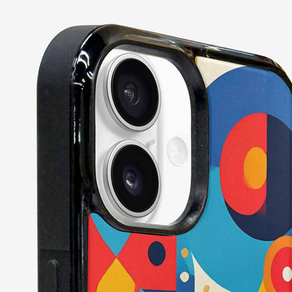 iPhone 16 Plus Case — 1960s Mod Cartoon Art Pattern, Personalized Phone Case