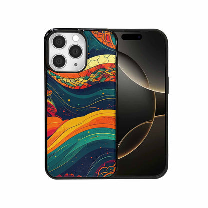iPhone 15 Pro Max Case — Hippie Serpent Pulse, Custom Made Phone Cover