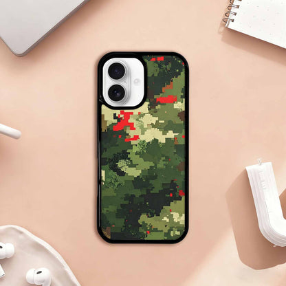 iPhone 17 Case — Small Military Camouflage Blotch Camo, Customized Protective Case