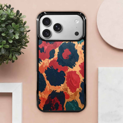 iPhone 17 Pro Max Case — Leopard Wallpaper Print Animal Print, Personalized Phone Case