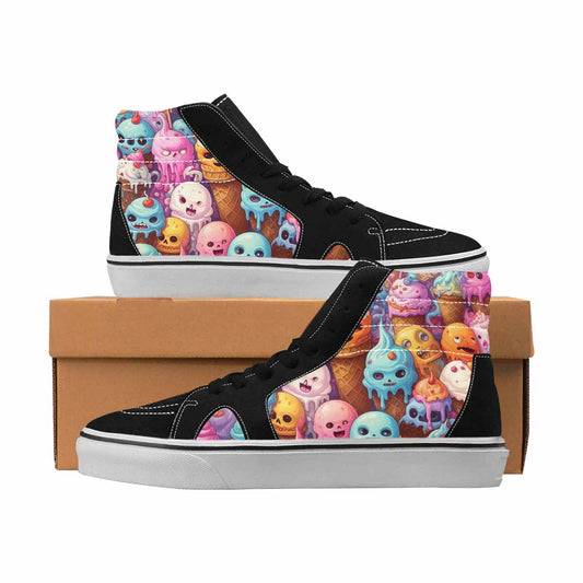 MEN'S Skulls High Top Canvas Boutique Aesthetic Custom Kicks