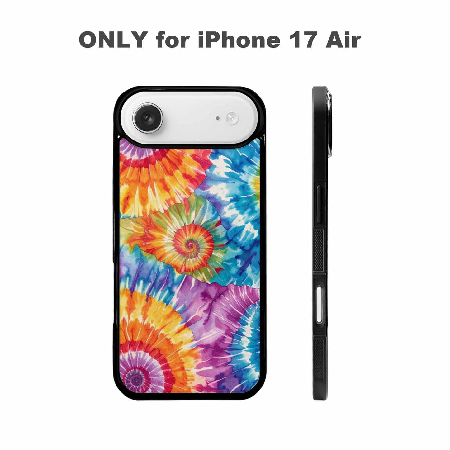 iPhone 17 Air Case — Small Tie Dye Swirl Pattern Tie, Custom Print Case Cover