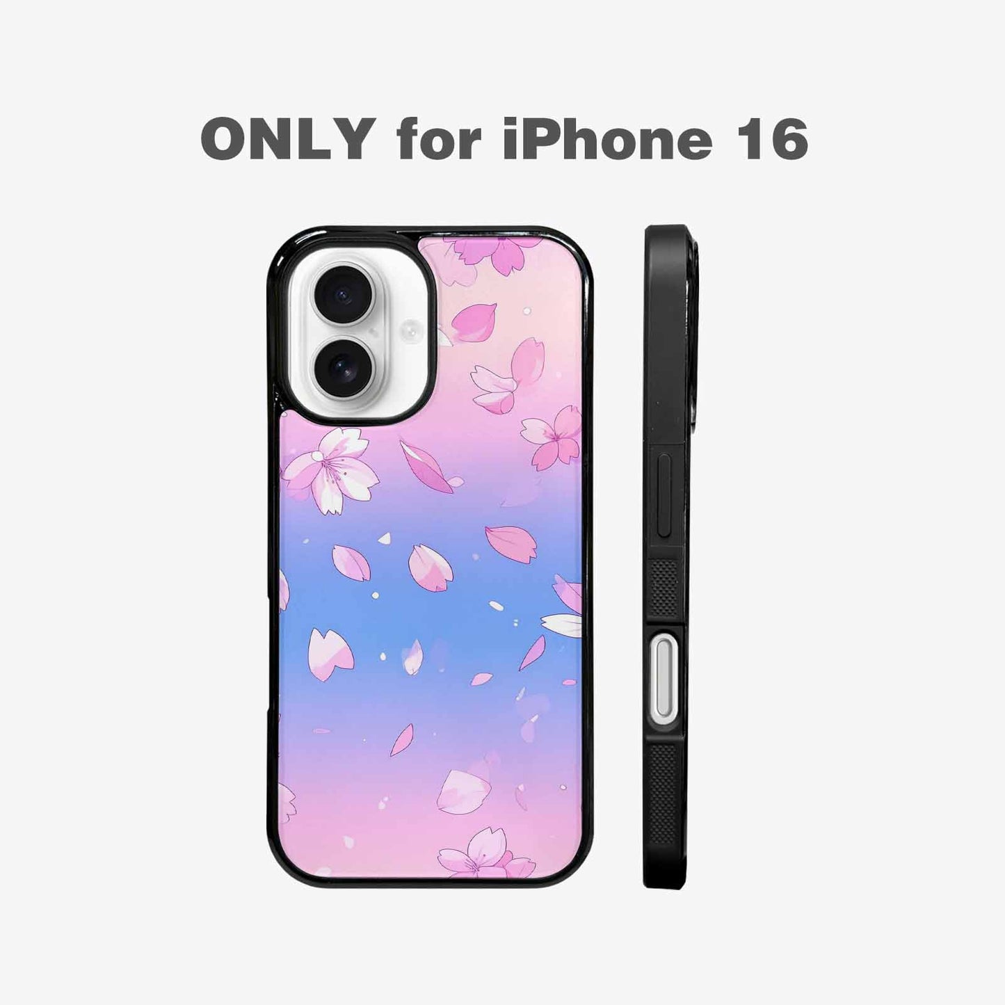 iPhone 16 Case — Anime Cherry Blossom Custom, Unique Phone Case Design