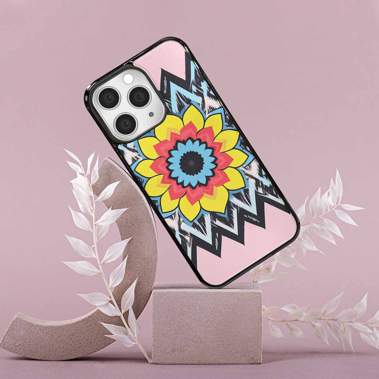 iPhone 15 Pro Max Case — 1960s Mod Cartoon Art Pattern, Custom Art Phone Cover
