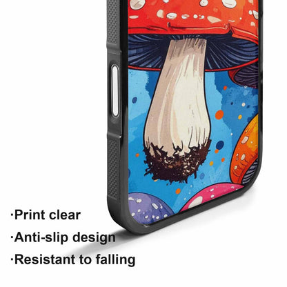 iPhone 17 Case — Vivid Winter Mushroom Cartoon Cute, Custom Printed Phone Case