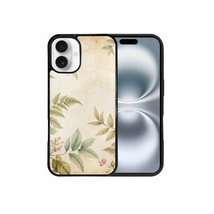 iPhone 16 Plus Case — Vintage Botanical Art Pattern, Unique Phone Case Design