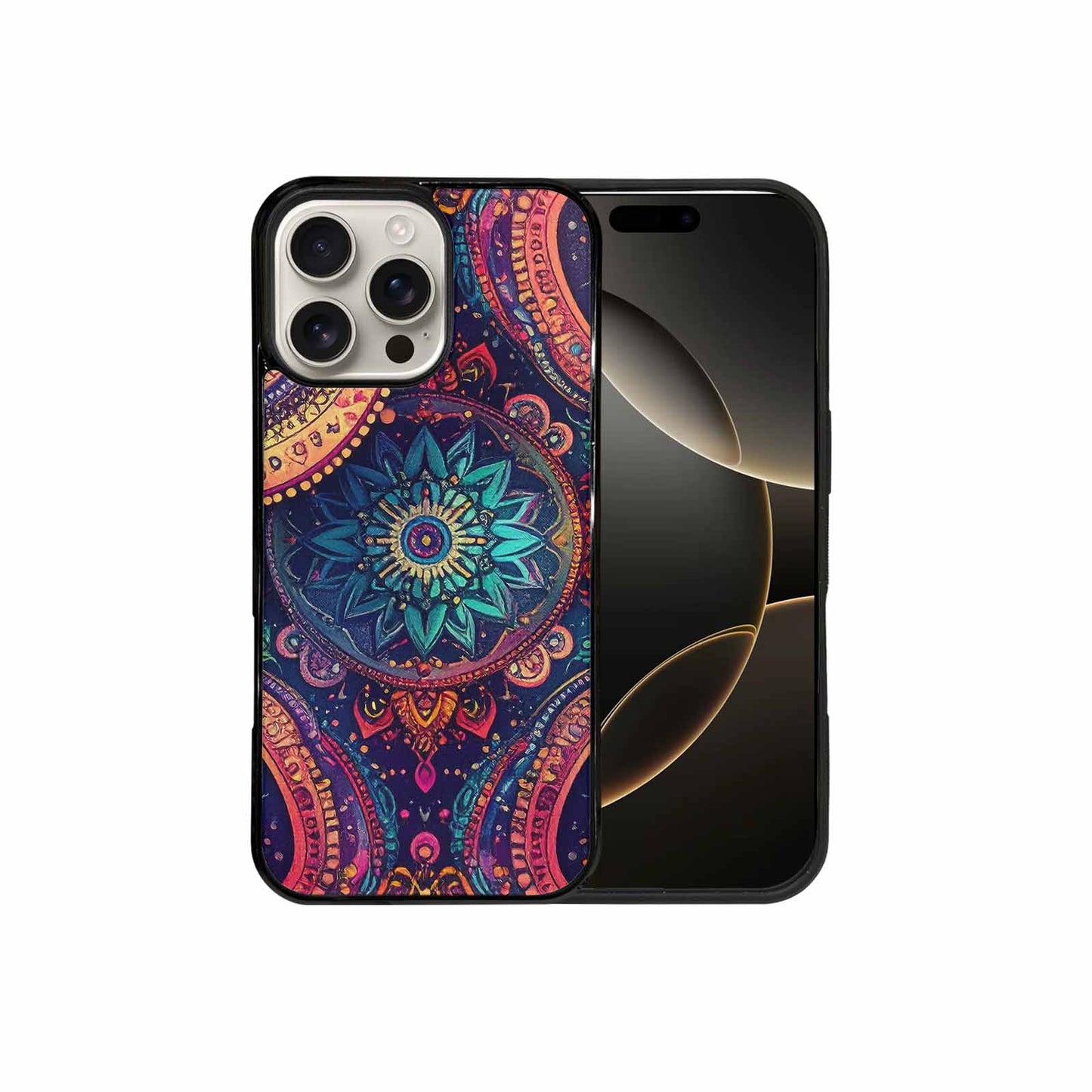 iPhone 16 Pro Max Case — Paisley Mandala, Unique Phone Case Design