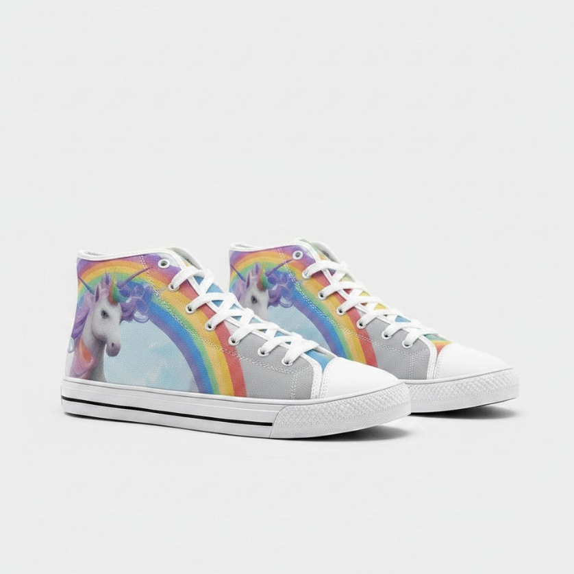 UNISEX Unicorns & Ra (Print 1) Custom Sneakers 2 | Freaky Shoes®