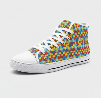 UNISEX Art Autism Print Custom Shoes Custom Sneakers | Freaky Shoes®