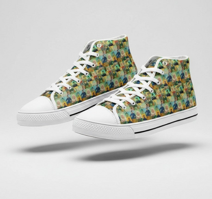 UNISEX The Roulin Family Vincent van Custom Sneakers | Freaky Shoes®