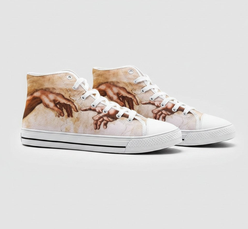 UNISEX God and Adam Custom Shoes Custom Sneakers | Freaky Shoes®