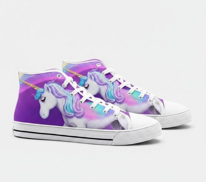 UNISEX Unicorn Art Custom Shoes Custom Sneakers | Freaky Shoes®