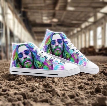 UNISEX Tie Dye Dude Custom Sneakers | Freaky Shoes®