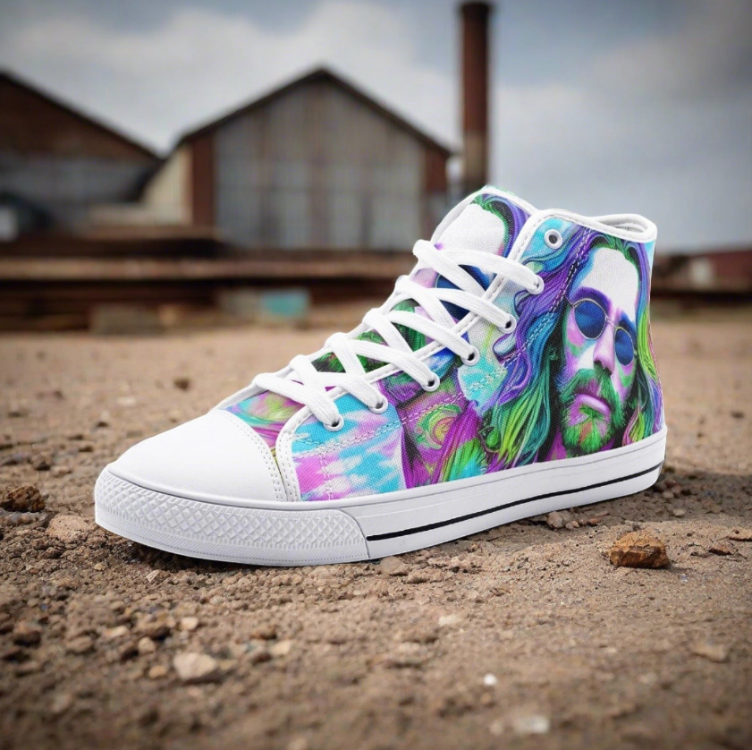 UNISEX Tie Dye Dude Custom Sneakers | Freaky Shoes®