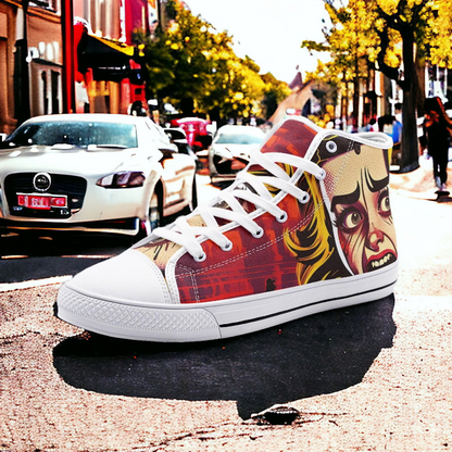 UNISEX Scream Custom Sneakers | Freaky Shoes®