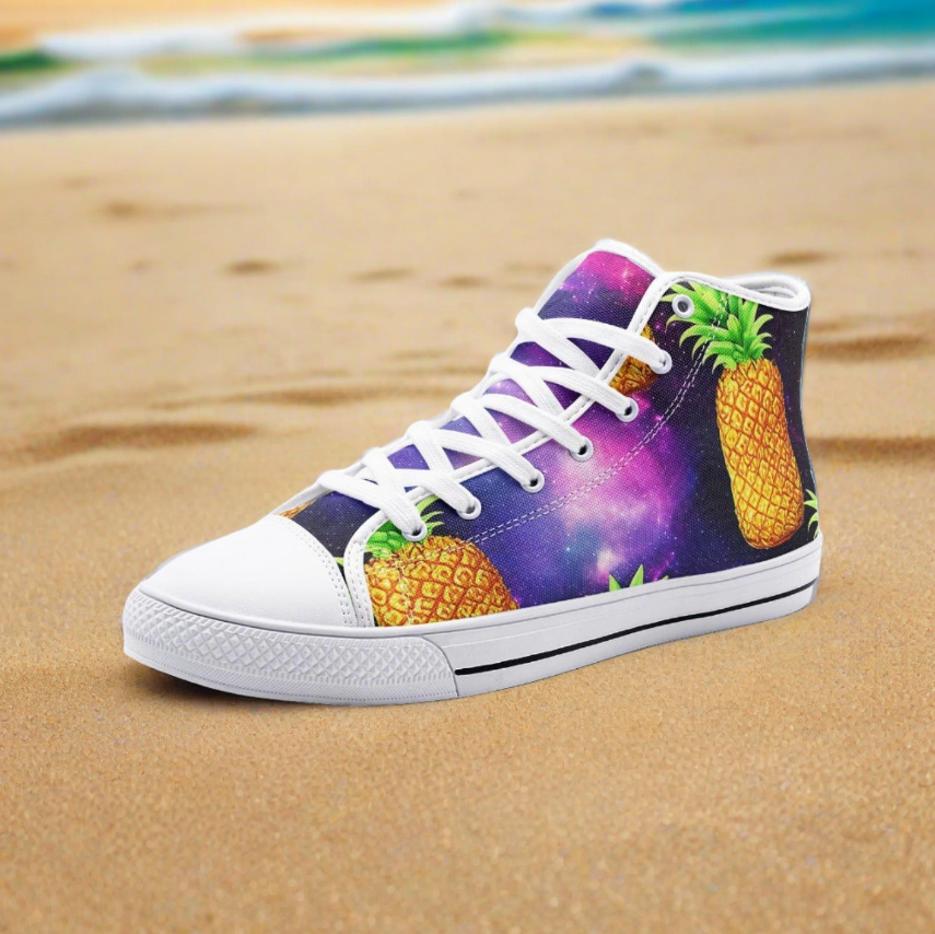 UNISEX Galaxy Pineapples Custom Shoe Custom Sneakers | Freaky Shoes®