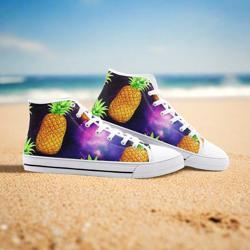 UNISEX Galaxy Pineapples Custom Shoe Custom Sneakers | Freaky Shoes®