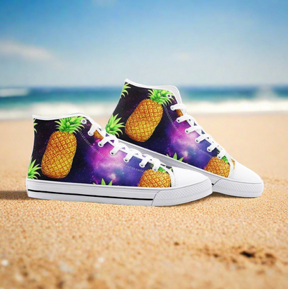UNISEX Galaxy Pineapples Custom Shoe Custom Sneakers | Freaky Shoes®
