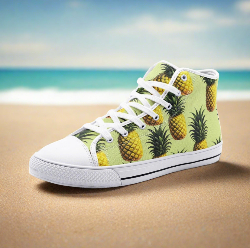 UNISEX Pineapples Custom Sneakers | Freaky Shoes®