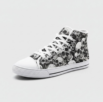 UNISEX Skulls Mania Custom Sneakers | Freaky Shoes®